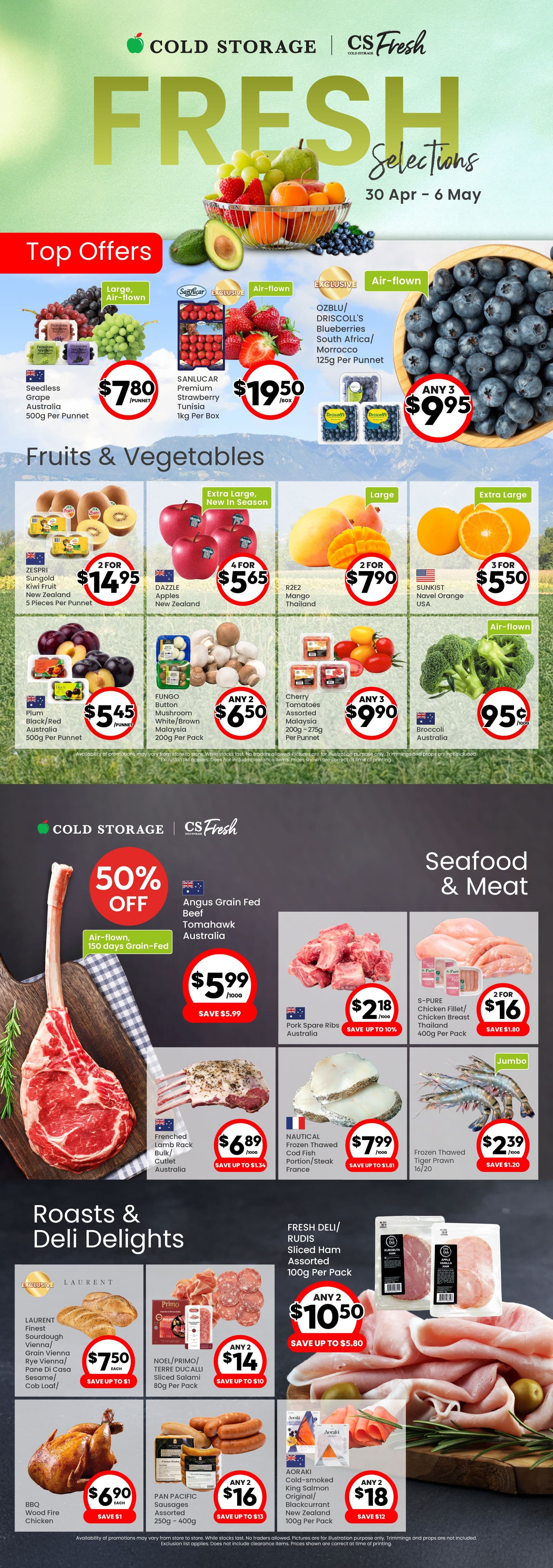 Fresh Selections (Till 6 May)