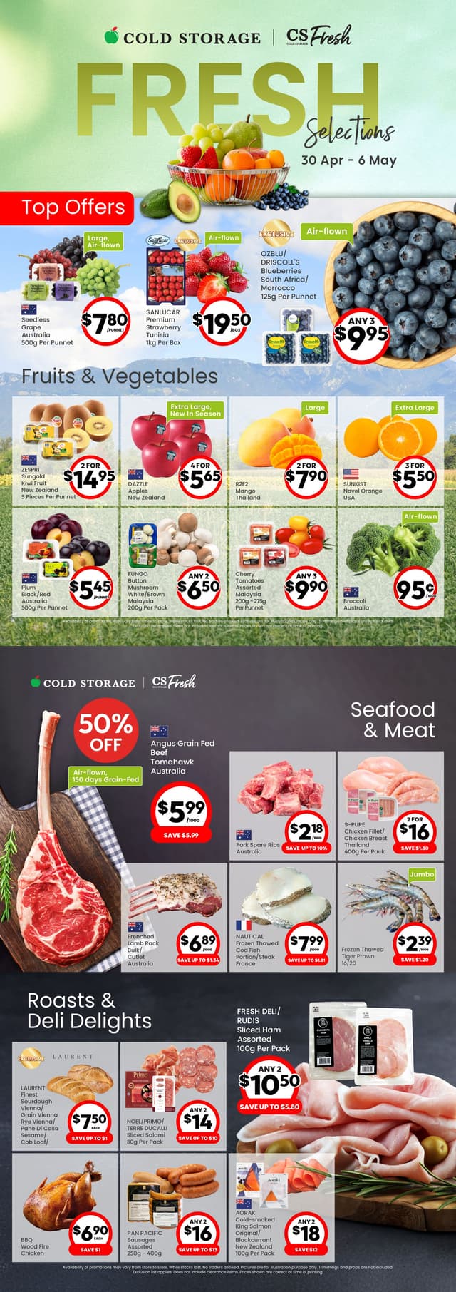 Fresh Selections (Till 6 May)