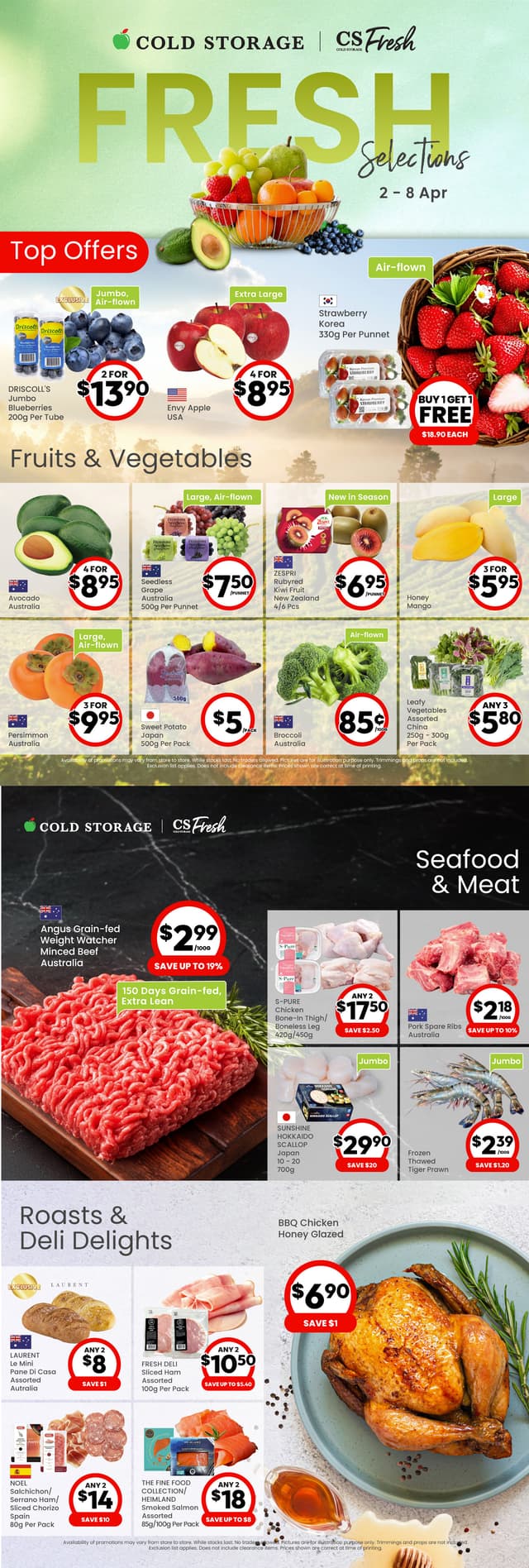 Fresh Selections (Till 8 Apr)