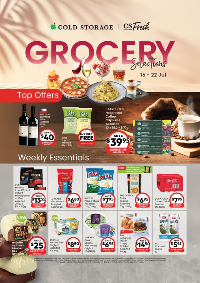 Grocery Selections (Till 22 July)
