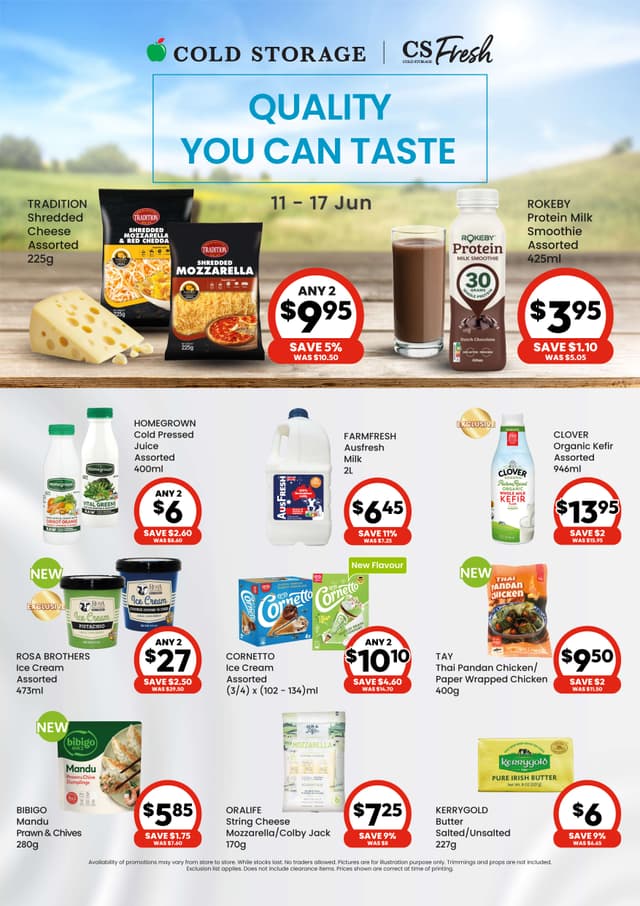 Quality You Can Taste (Till 17 June)