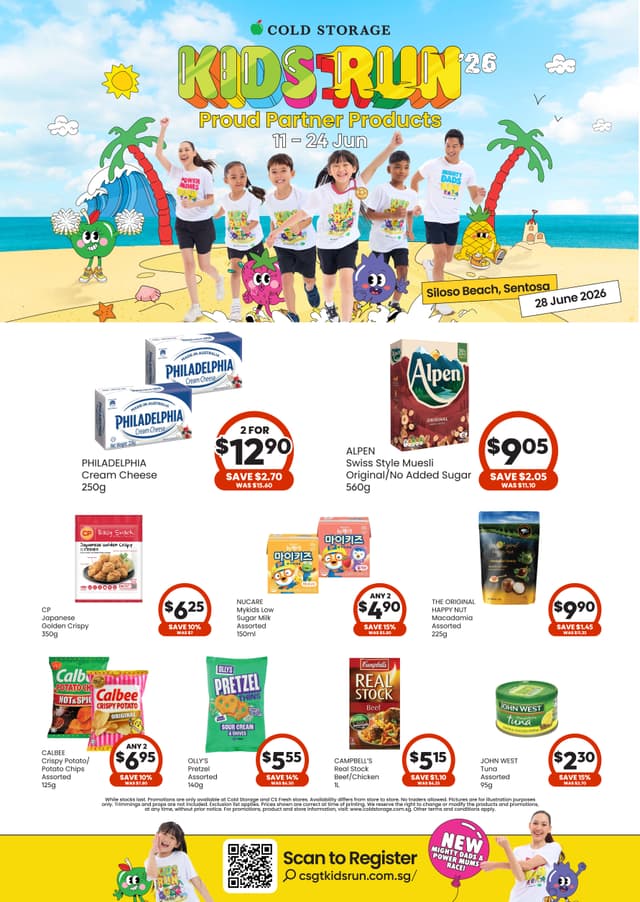 Kids Run: Proud Partner Products (Till 24 June)