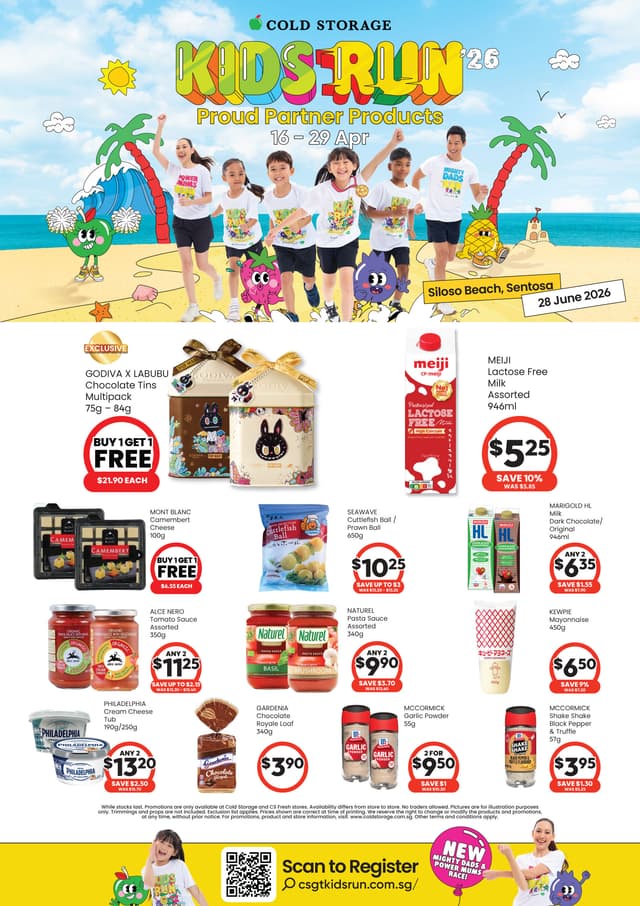 Kids Run: Proud Partner Products (Till 29 Apr)