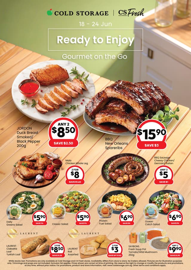  Ready to Enjoy, Gourmet on The Go (Till 24 June)