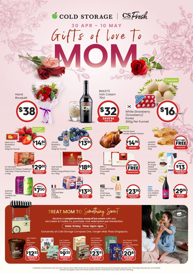 Gifts of Love to Mom (Till 10 May)