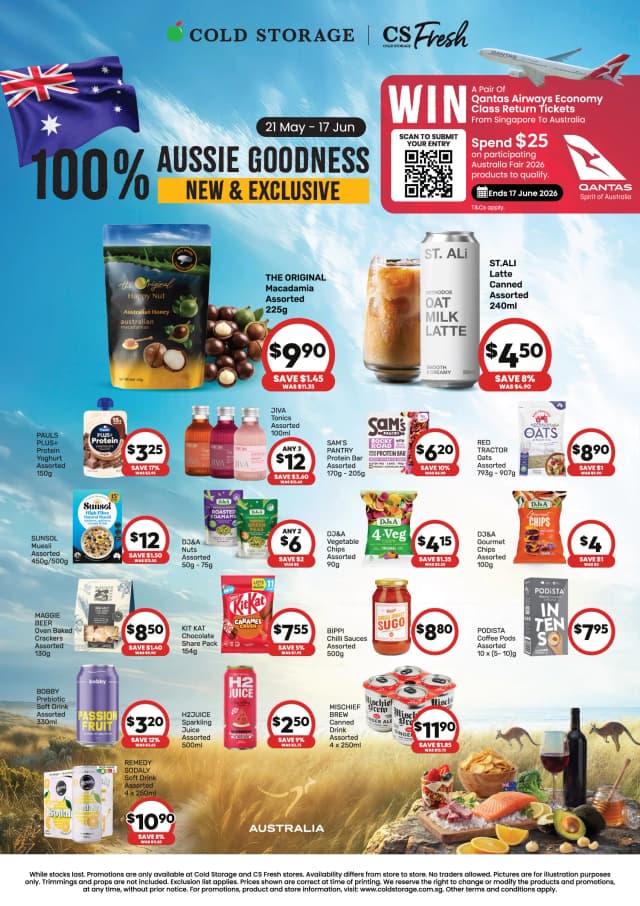 Aussie Goodness New & Exclusive (Till 17 Jun)