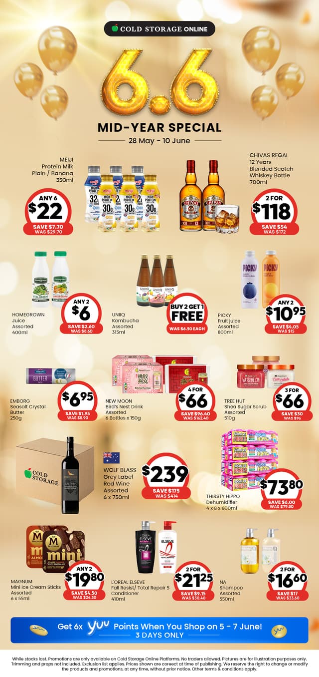 6.6 Mid-Year Specials (Till 10 June)