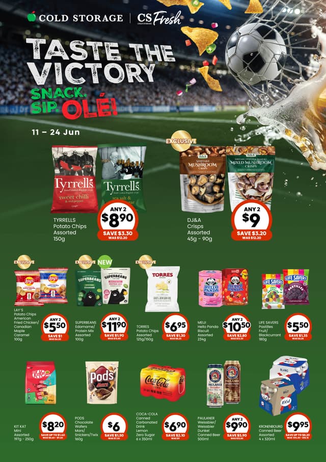Taste The Victory: Snack, Sip, Ole! (Till 24 June)