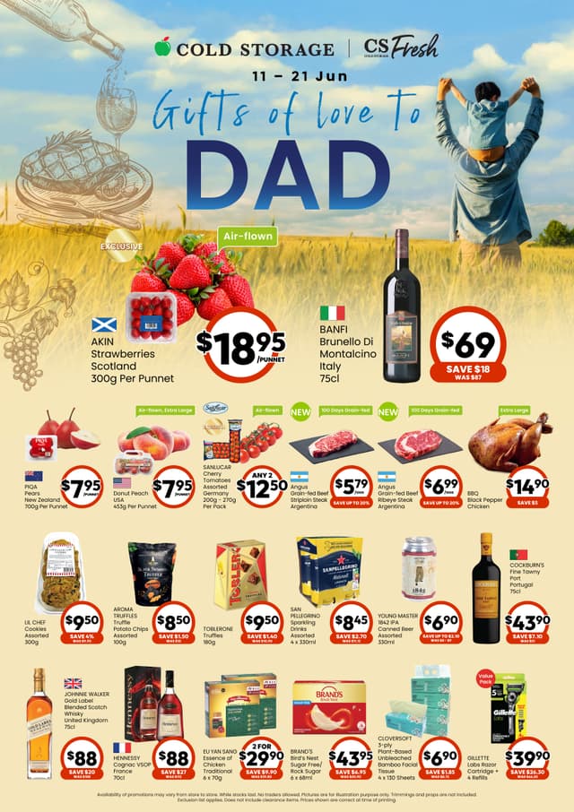 Gifts of Love to Dad (Till 21 June)