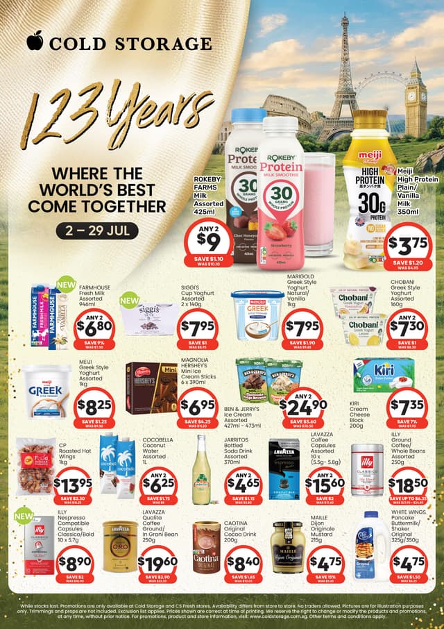Cold Storage 123 Years: Where The World's Best Come Together