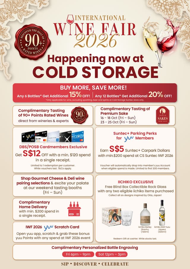 International Wine Fair Happening Now at Cold Storage