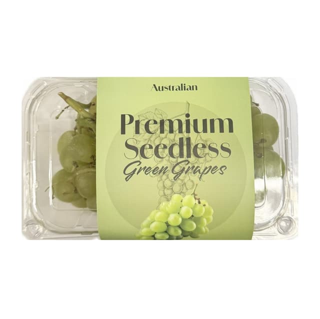 Premium Green Seedless Grape Australia 500g