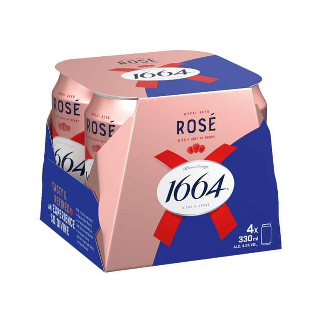 Kronenbourg Rose Can 4 x 320Ml