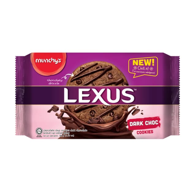 Munchy's Lexus Cookies Dark Chocolate, 189g