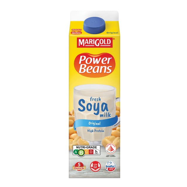 Marigold Powerbeans Original Fresh Soya Milk, 946ml