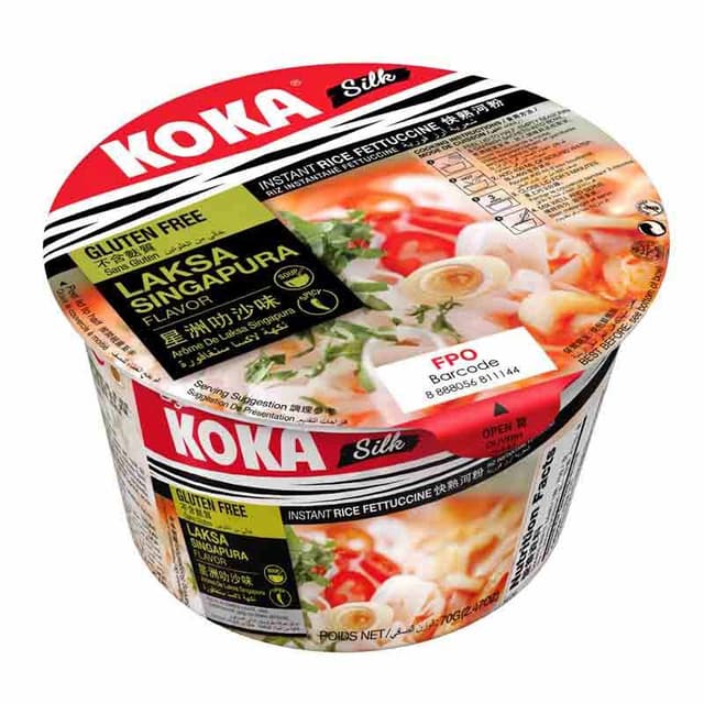 KOKA KOKA BOWL RICE NOODLE LAKSA 78G