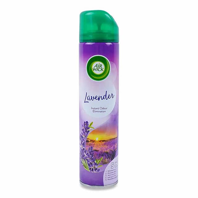 Airwick Air Freshener Aerosol 4 In 1 Lavender 300ml
