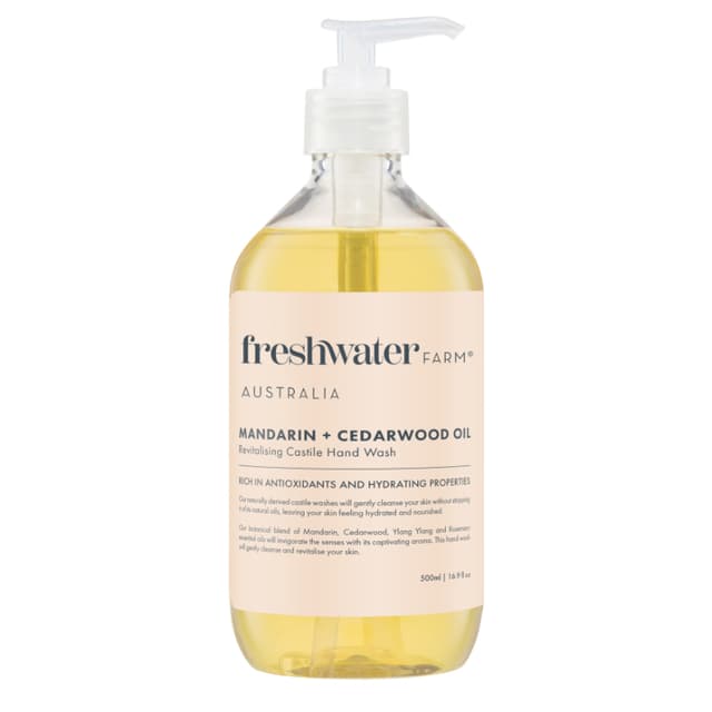 Freshwater Farm Mandarin + Cedarwood Hand Wash 500ml