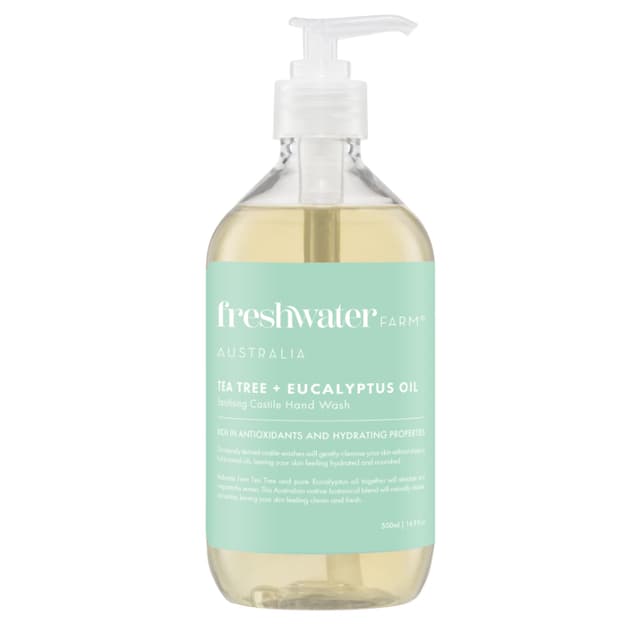 Freshwater Farm Tea Tree + Eucalyptus Hand Wash 500ml