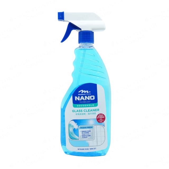 Meadows Home Nano Technology Ocean Fresh Glass Cleaner 500ml