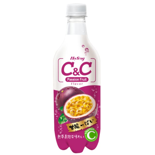 Heysong C&C Passion Fruit Sparkling Bottle, 500ml