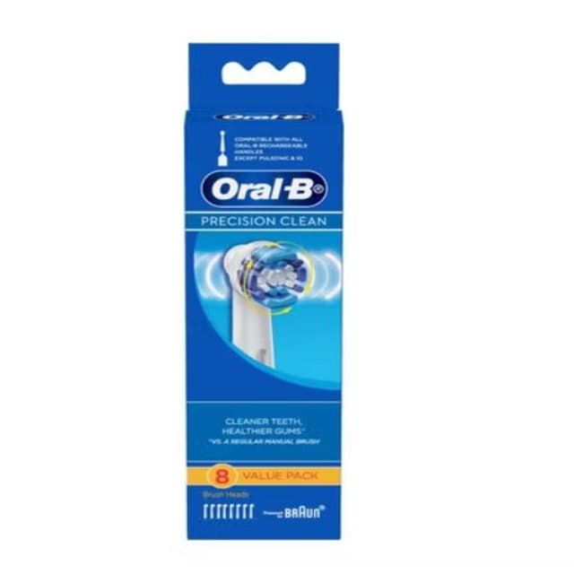 Oral-B Precision Clean Power Toothbrush Refil 8s