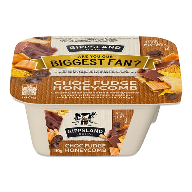 Gippsland Choc Fudge Honeycomb 140G