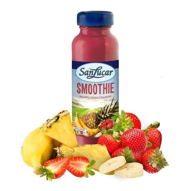 Sanlucar Pineapple Strawberry & Banana Smoothie 250ml