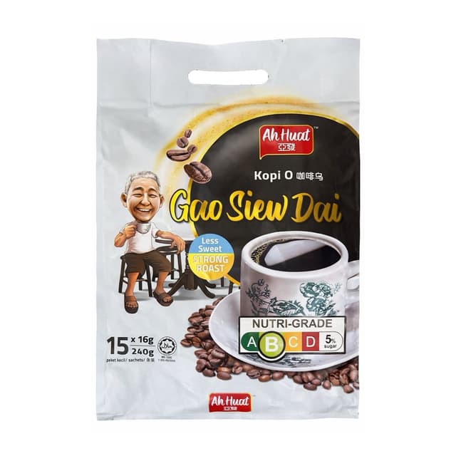 Ah Huat Kopi O Gao Siew Dai 15s x 16g