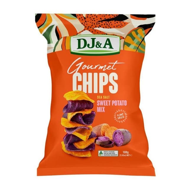 Dj&A Gourmet Chips Sweet Potato Mix 100g