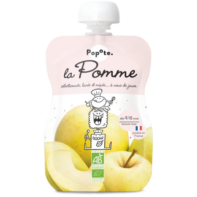 Popote Organic Apple Puree 120g
