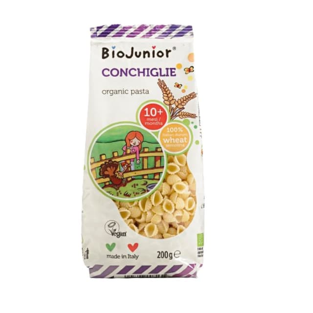Biojunior Organic Pasta Mini Shell 200g