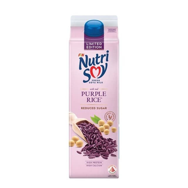 Nutrisoy Purple Rice Reduced Sugar Soya Milk 946ml