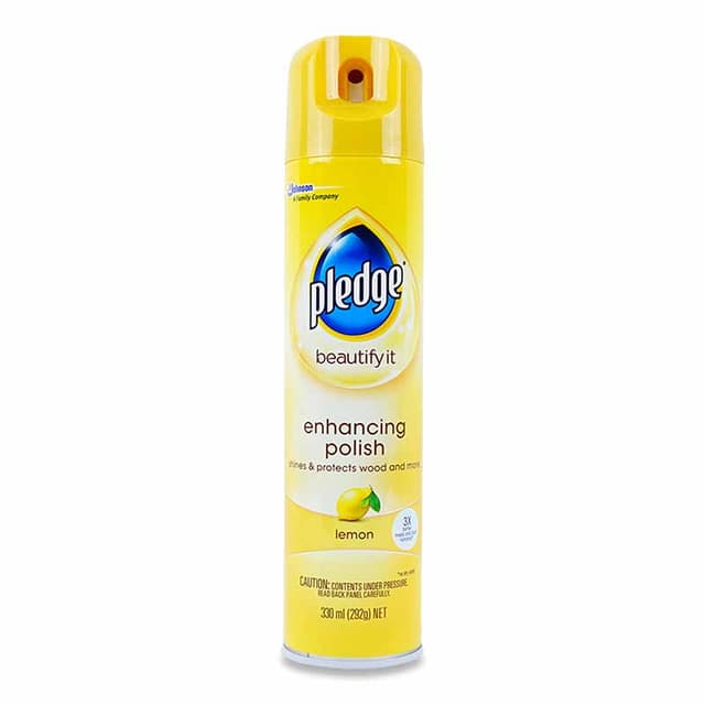 Pledge Furniture Polish Lemon 330ml