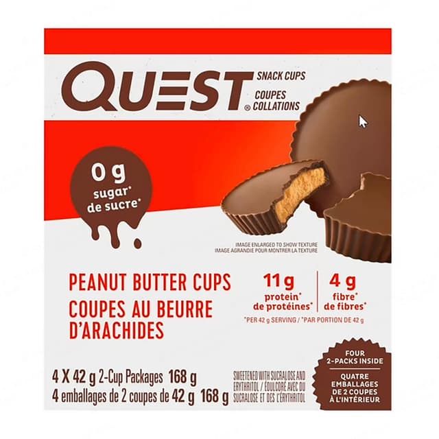 Quest Peanut Butter Cups 4 Pack 168g