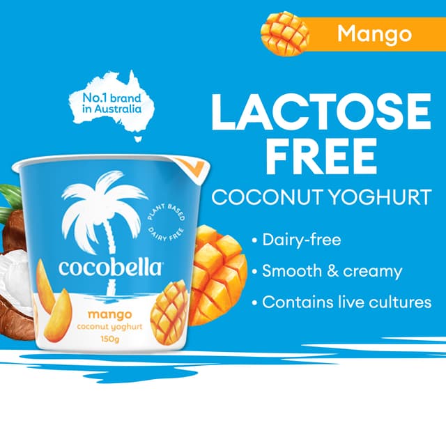 Cocobella Coconut Mango yoghurt 150g