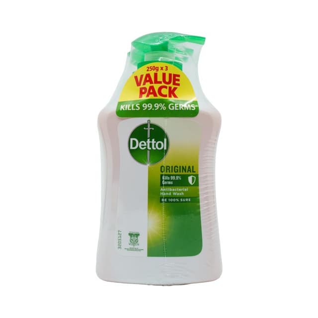 Dettol Hand Wash Original 250Mlx3 V-Pack