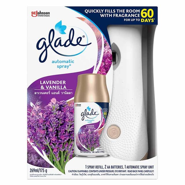 Glade Auto Spray Air Freshener - Lavender & Vanilla