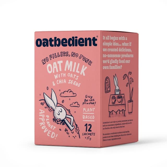 Oatbedient Oatmilk With Chia Seeds 12 x 35g