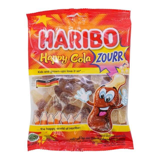 Haribo Happy Cola Sour Fresh Gummy 160g
