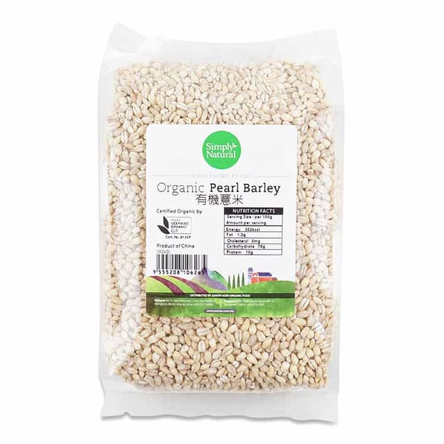 Simply Natural Organic Pearl Barley 500g
