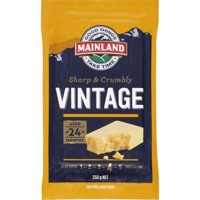 Mainland Vintage Block Cheese 250g