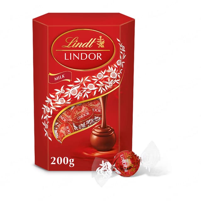 Lindt Lindor Milk Chocolate Cornet 200g