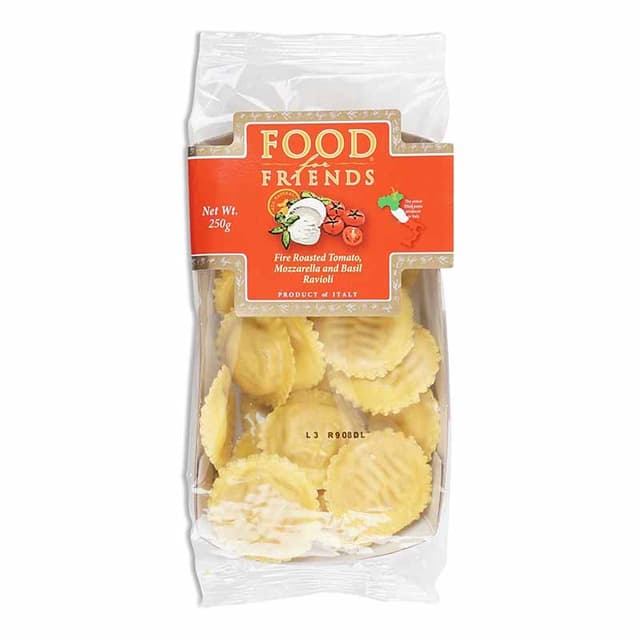 Food For Friends Fire Roasted Tomato, Mozzarella & Basil Ravioli 250g