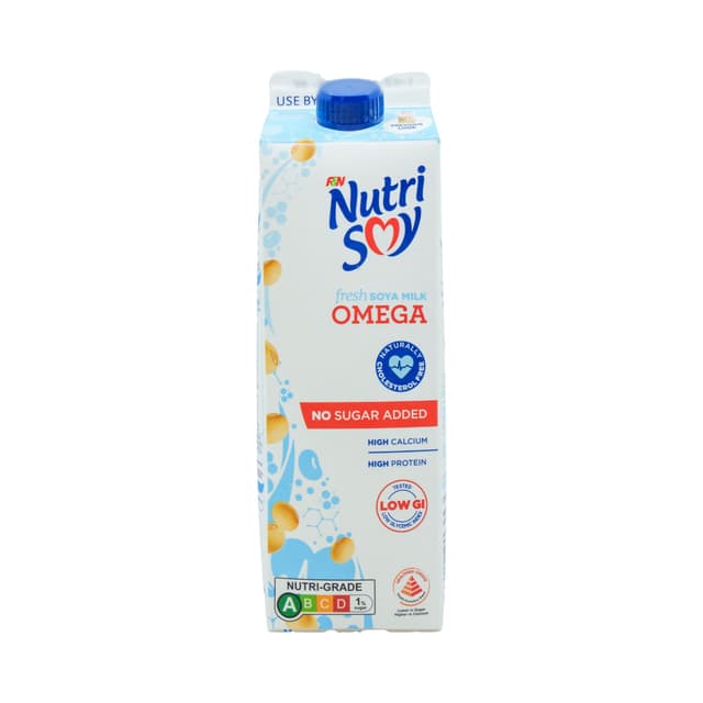 Nutrisoy Omega  No Sugar Added soya milk 946ml
