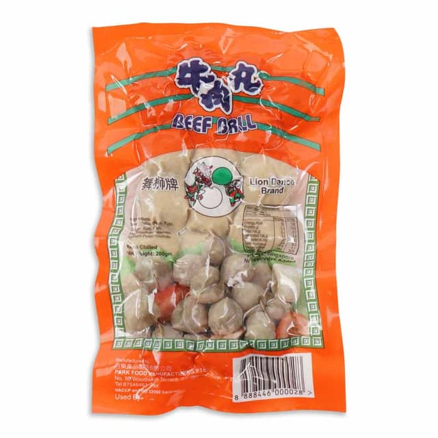 Lion Dance Beef Ball Singapore 200g