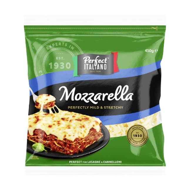 Perfect Italiano Mozzarella Grated Cheese 450g