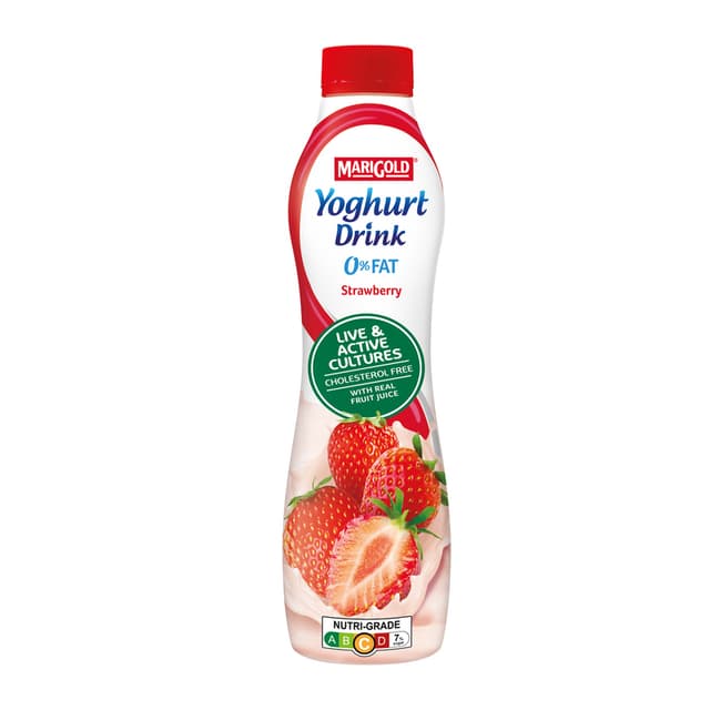 Marigold Non Fat Yoghurt Dark Strawberry, 700g
