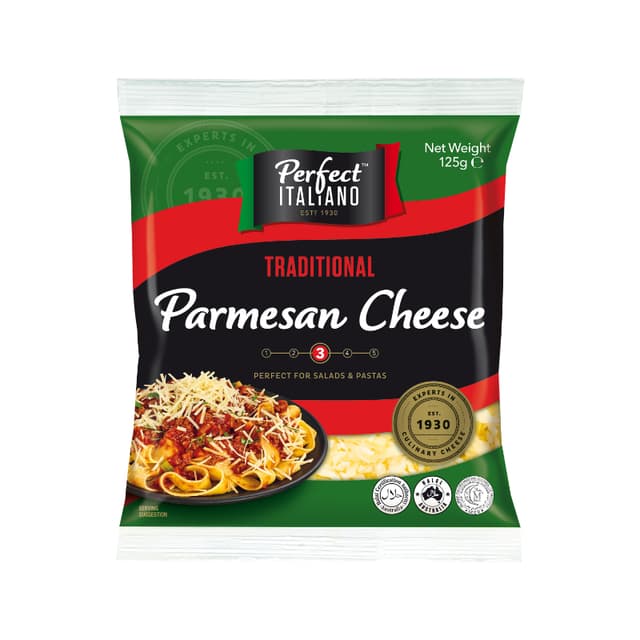 Perfect Italiano Hard CheeseGrated, 125g