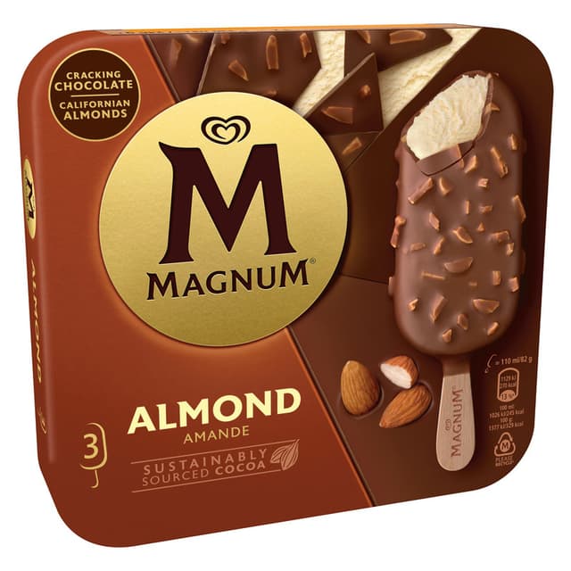Magnum Almond 3 x 110ml